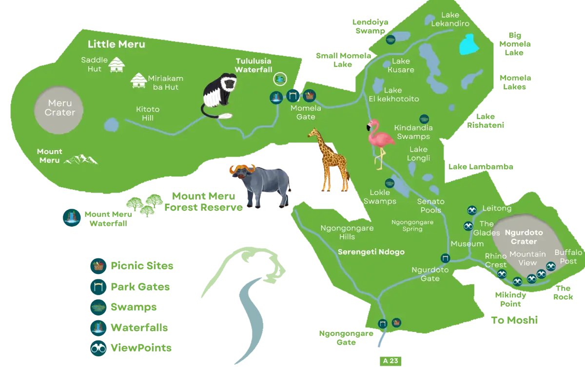 arusha Map