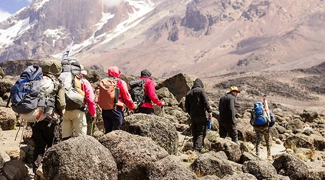 Machame Route Climbing