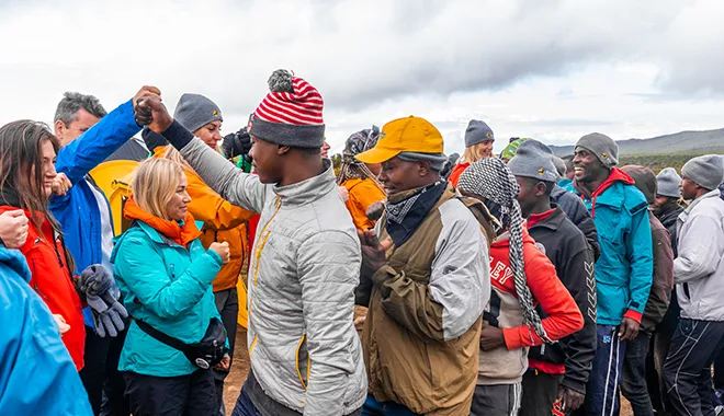 Celebration at Camp