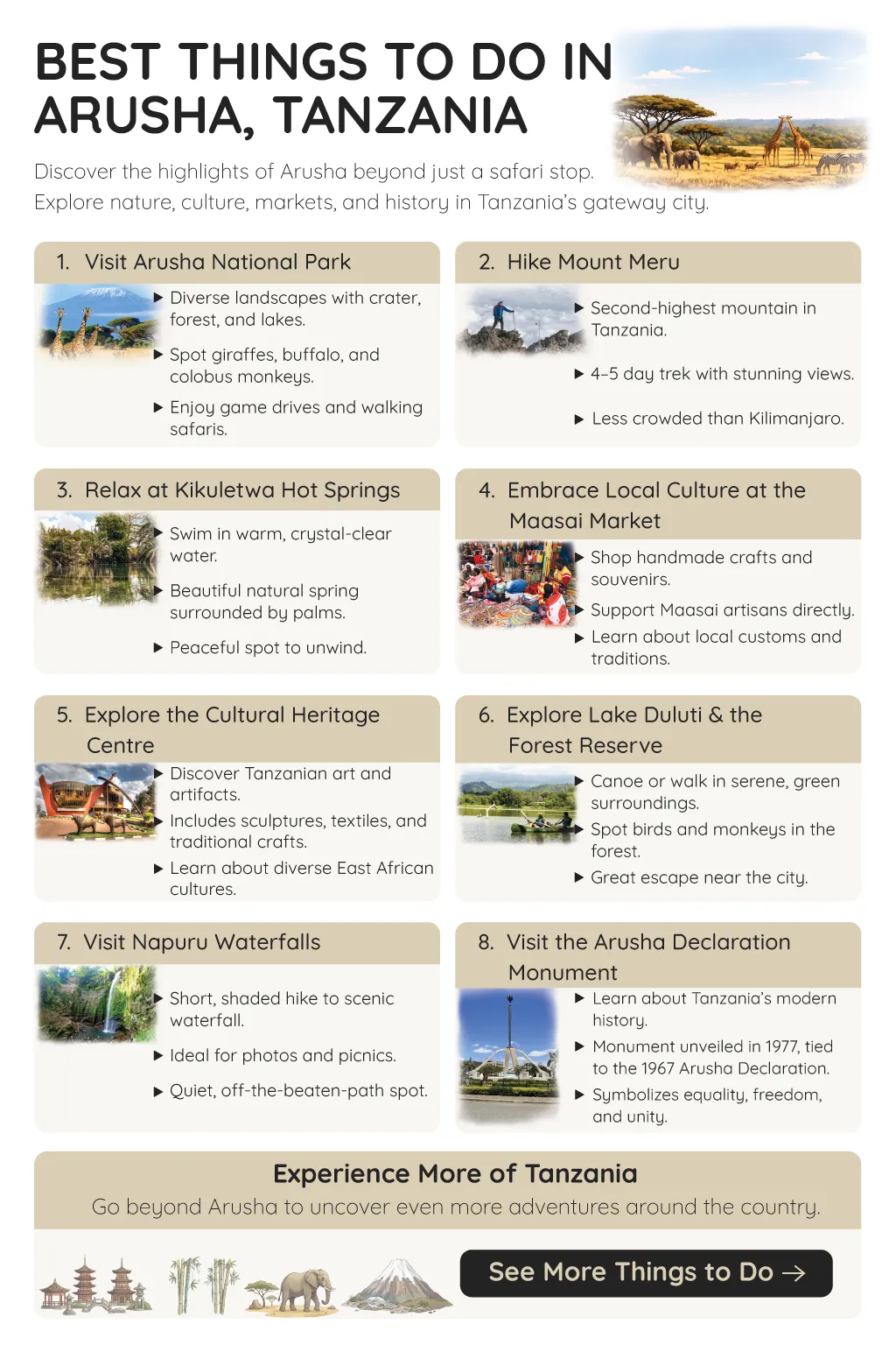 Best Things To Do In Arusha