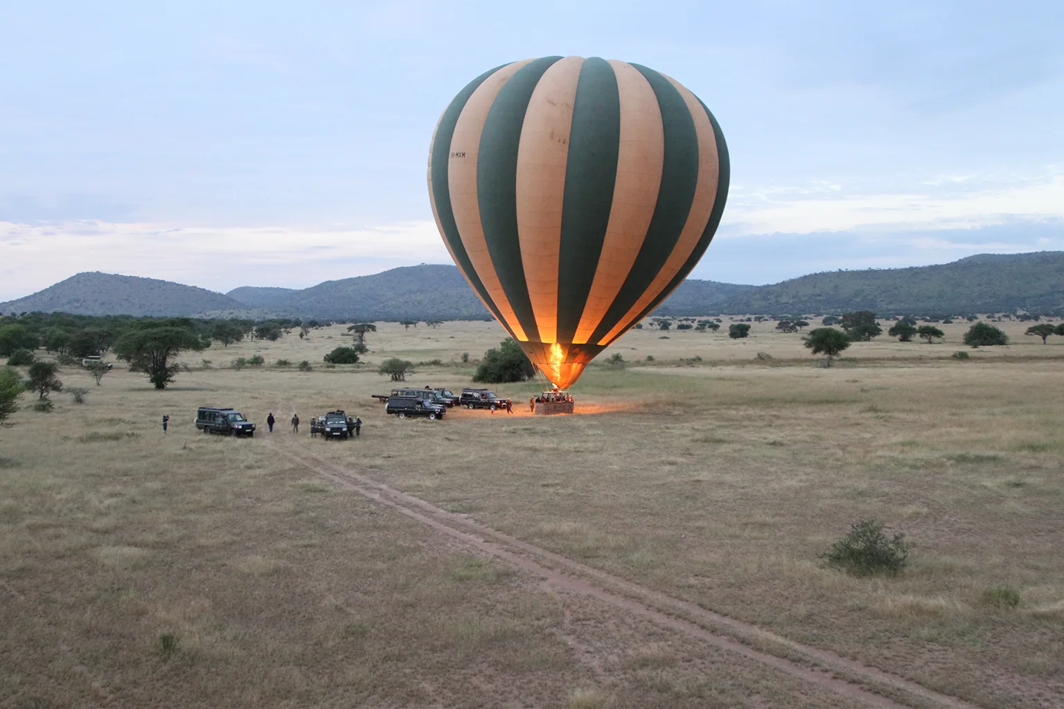 Hot Air Balloon Safari Start point