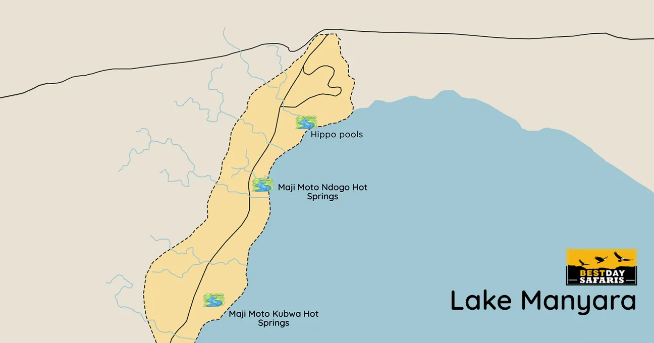Lake Manyara National Park Map