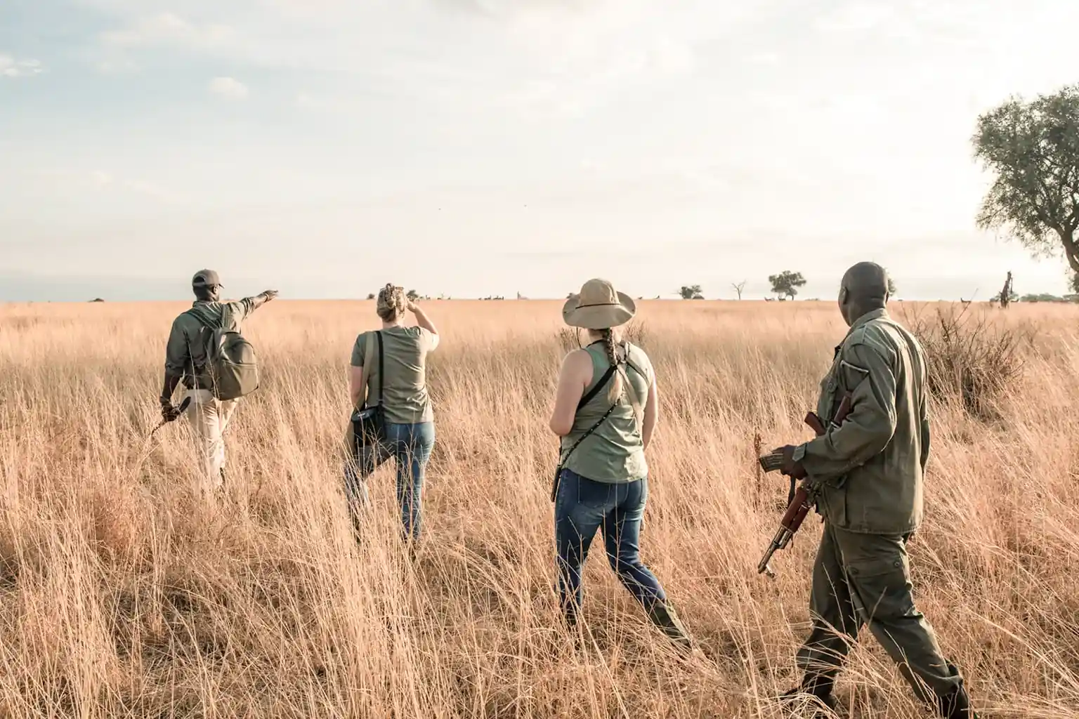 Tanzania Walking Safari Guided Tour